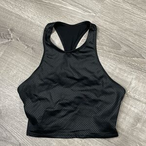 ONZIE Yoga Black High Neck Sports Bra Top